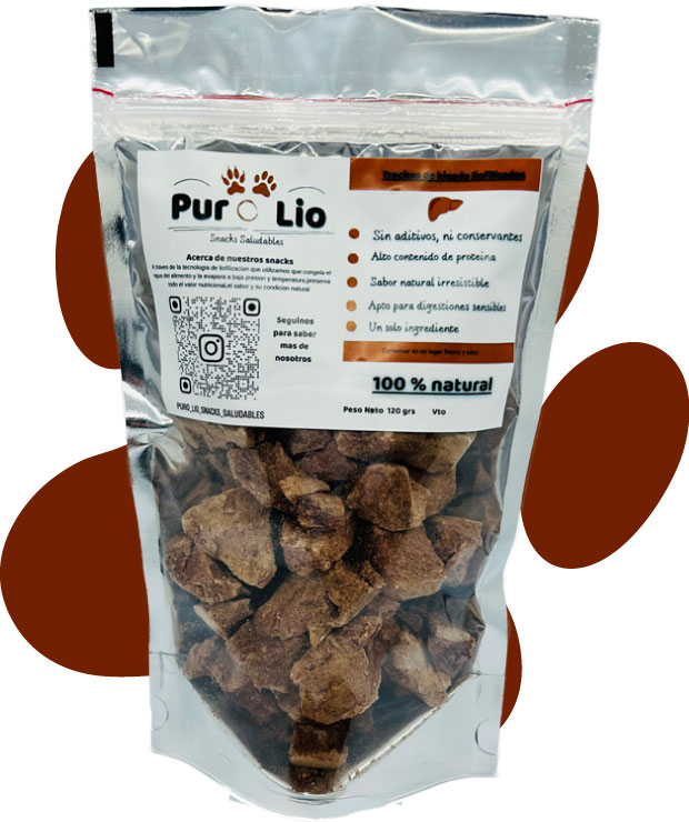 Puro Lio - Snack de hígado 120g