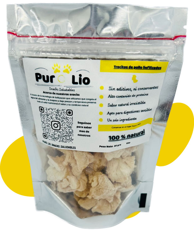 Puro Lio - Snack de pollo 30g